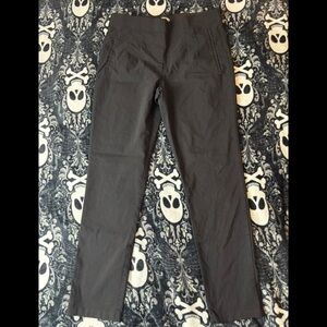 DKNY Black Straight Leg Dress Pants | Minimal Tailored Trousers Size L